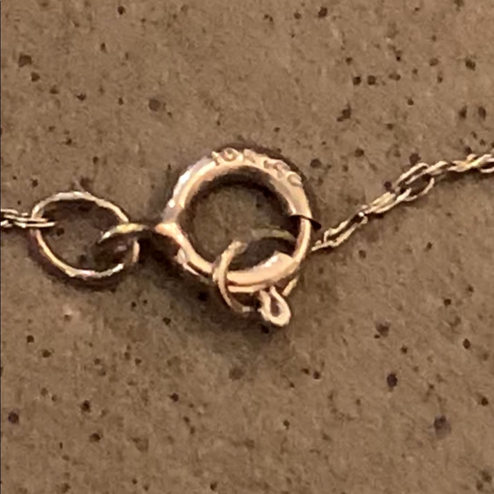 10 karat white gold broken chain